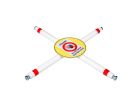 Besloten ruimte barriere kruis 25-45 cm